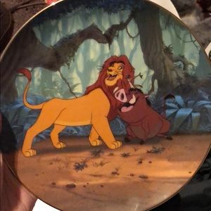 Lion king Bradford exchange plates w/ certificate